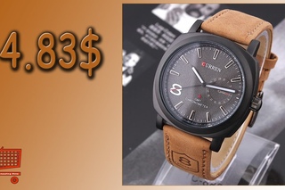 Посылки из Китая мужские часы CURREN 8139
