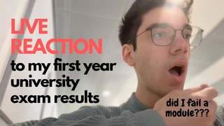LIVE REACTION: OPENING MY 1st YEAR UNI EXAM RESULTS!!! | University of Leeds
