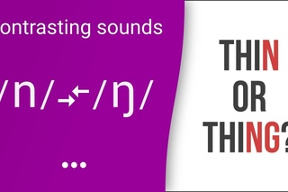 Thin or Thing Sin or Sing American English Pronunciation