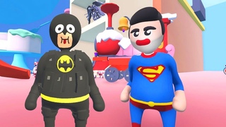 УГАРНОЕ ПРОХОЖДЕНИЕ МАРИОНЕТКА И САНС В HUMAN FALL FLAT
