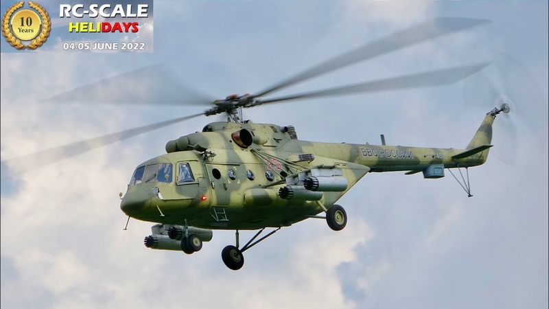 Stunning and Beautiful XXL RC MIL MI 171 Russian Turbinehelicopter Flight
