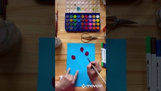 Творим на английском. Урок первый. “Magic flying house￼🤩” painting &applique work