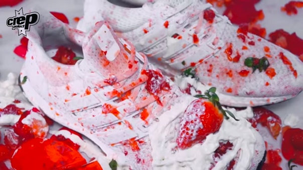 Adidas ULTRA Boost WHITE Strawberries and Cream EXTREME CLEAN Crep Protect Cure
