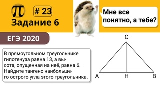 ЕГЭ 2020 задача 6