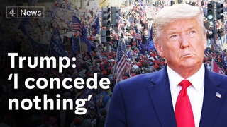 Trump says ‘I concede nothing’ as he admits Joe Biden won - because ‘the election was rigged’