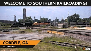 LIVE Railcam: Cordele, GA, USA (Sponsored through April, 2024) | Virtual Railfan