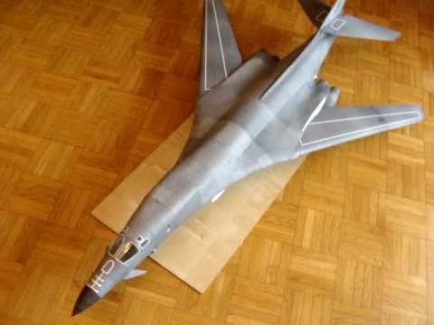 B 1 B Lancer model kartonowy (paper