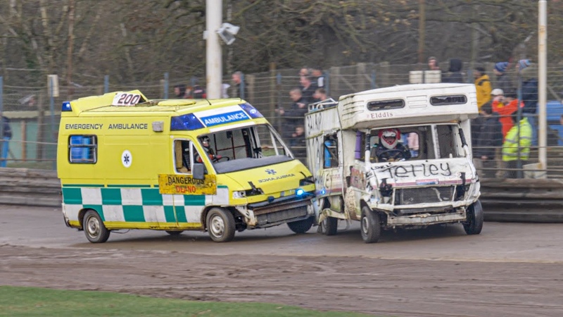 Christmas Van Banger Racing