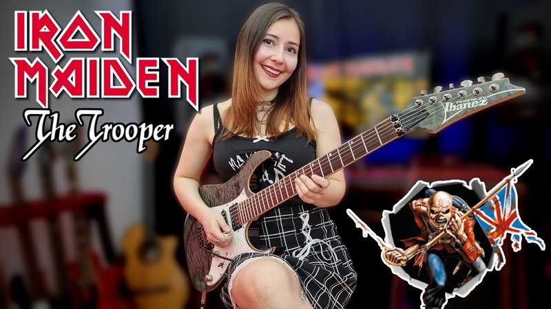 IRON MAIDEN The Trooper Guitar Cover By Juliana