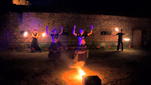 ATS Duo by Marina Lyatun and Olga Shelyganova with fire by Artem Konov and Dima