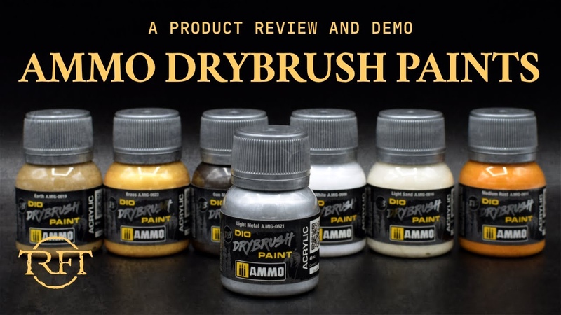 NEW Ammo by MIG Drybrush Paints Review, Dio Drybrush