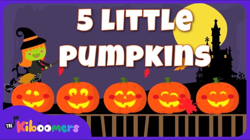Five Little Pumpkins THE KIBOOMERS Preschool Songs for Circle Time Halloween