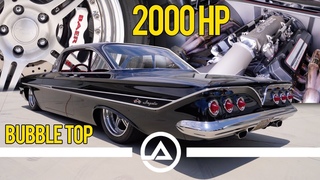 2000hp Twin Turbo 540ci Bubble Top Impala | Great 8 Finalist at Detroit Autorama