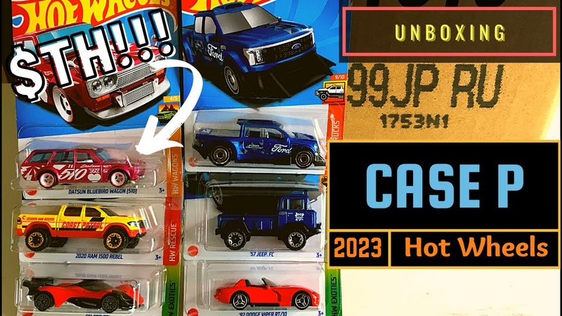 Unboxing Hot Wheels 2023 Case P (with a SUPER