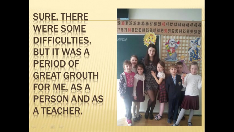 My first teaching practice