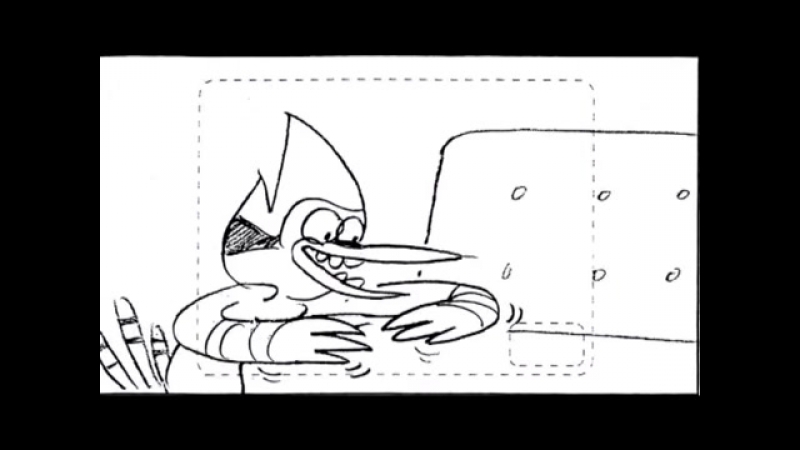 Regular Show story board
