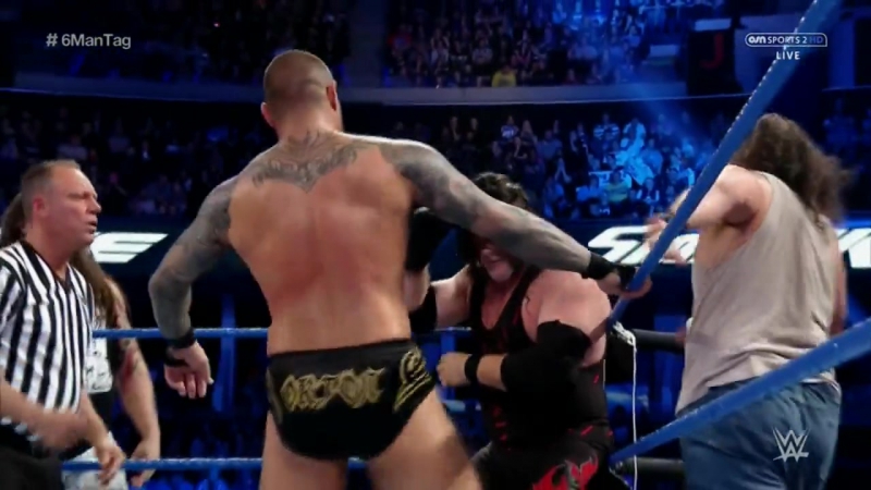 Dean Ambrose, James Ellsworth Kane vs. Randy Orton The Wyatt Family ( Bray Wyatt Luke
