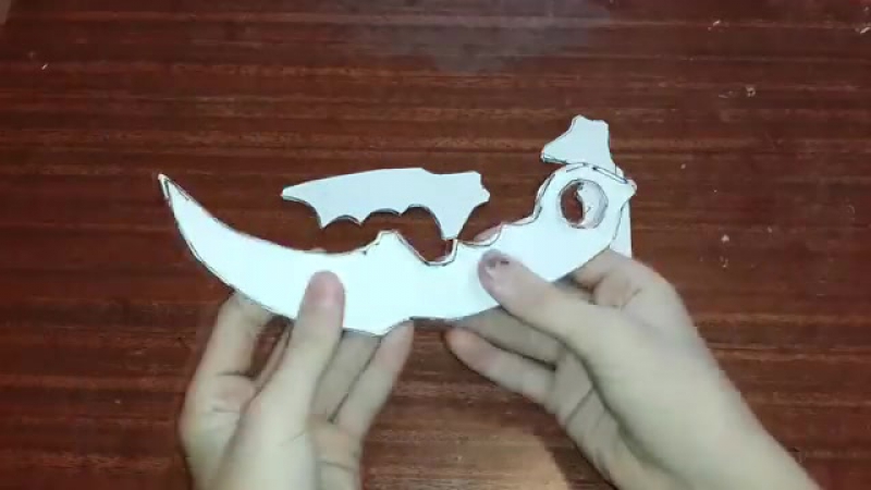 КАК СДЕЛАТЬ КЕРАМБИТ CS GO СВОИМИ РУКАМИ KARAMBIT at