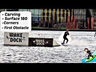 Attempting Obstacles - Lesson 2 |Wakeboarding|