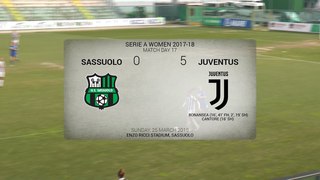 HIGHLIGHTS: Sassuolo vs Juventus Women 0-5 |