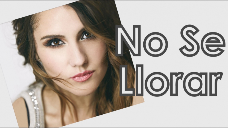 Dulce Maria No Se Llorar (Не умею