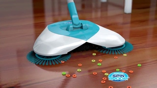 Чудо-веник Hurricane Spin Broom для уборки обзор / Механический веник
