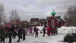 Масленица 2019 у Николо-Беседной часовни, г.Тихвин