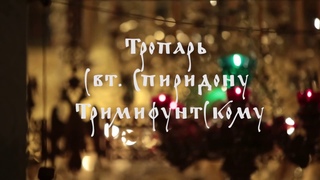 Тропарь святителю Спиридону Тримифунтскому