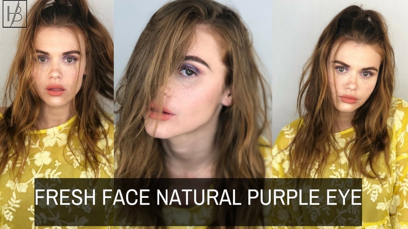 FRESH FACE BARE SKIN SUMMER GLITTER PURPLE EYE Holland Roden Hardwear