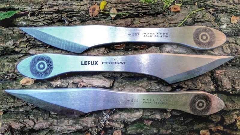 NEW Badass Knives From Russia ( Fregat by Le Fux) Throwing