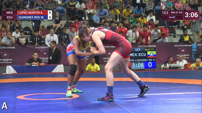 Qual. WW 57 kg: A. LOPEZ MARTIN ( MEX) v. M. QUINONEZ ROS (
