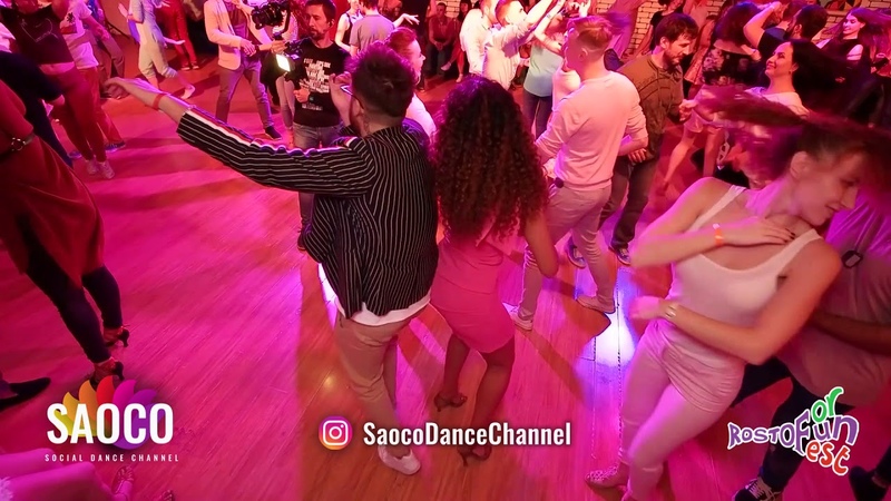 Dario Diaz Santana and Sophia Adalis Salsa Dancing at Rostov For Fun Fest 2018,