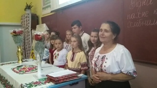 Зустріч учнів та вчителів Яблунівської ЗОШ 1-3 ст. зі Світланою Коробовою і Євгенією Добриніною