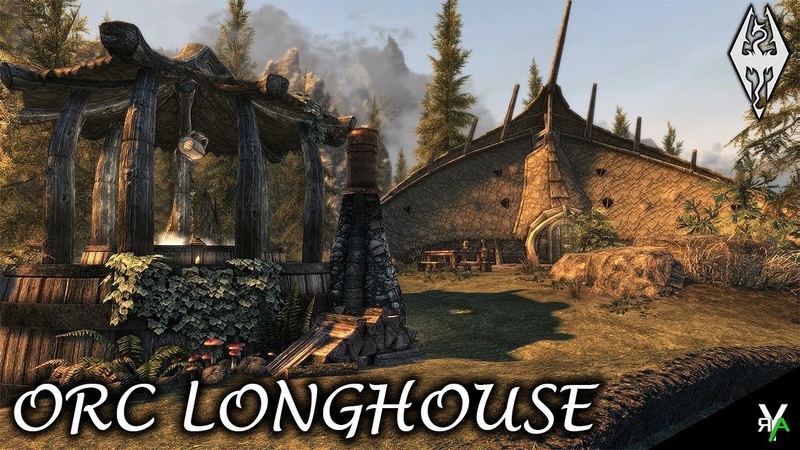 ORC LONGHOUSE: Orc Player Home Xbox Modded Skyrim Mod