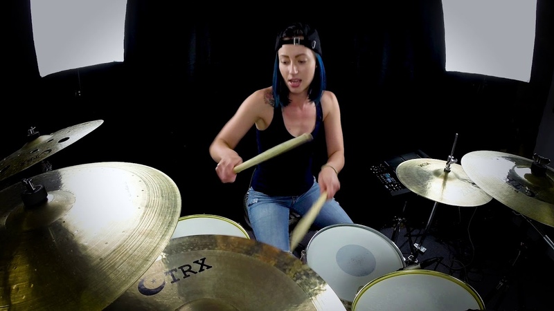 Lindsey Raye Ward Sleeping With Sirens Leave It All Behind ( Drum