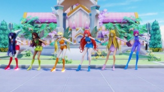 MMD WINX - Cafeteria Song (MLP: Equestria Girls)