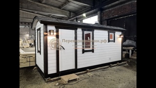 Баня перевозная 5х2.2м из клееного бруса от Дмитрия Глушакова