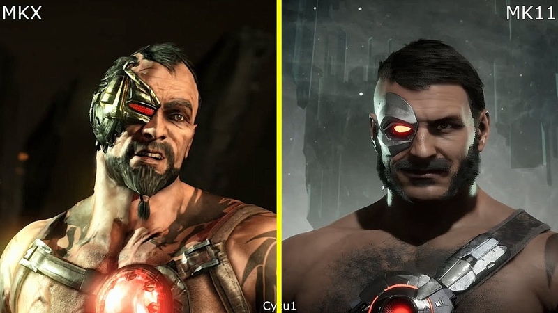 Mortal Kombat 11 vs MKX Returning Characters Model