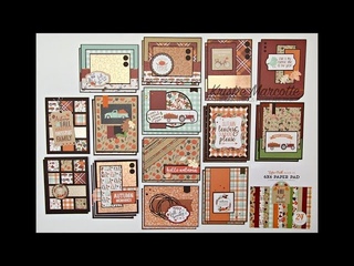 Echo Park - My Favorite Fall - 28 cards from one 6x6 paper pad
