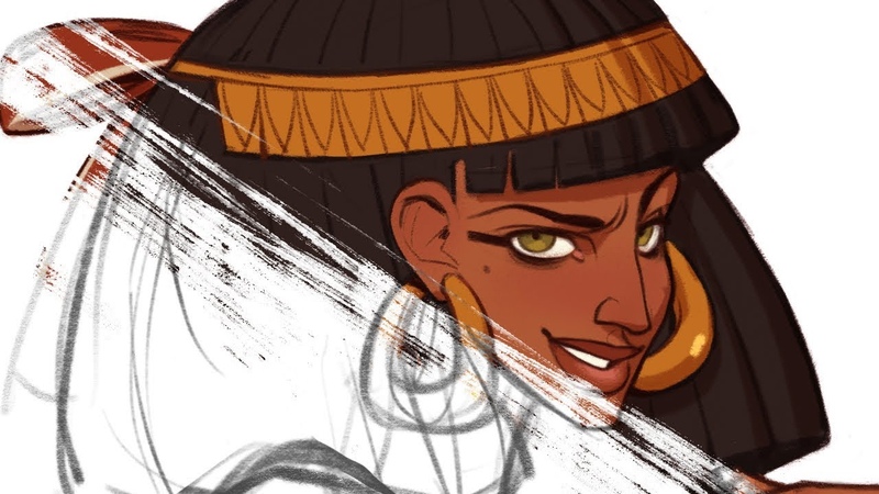 Egyptian Redraw , Process