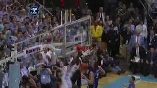 Dexter Strickland Posterizes Miles Plumlee