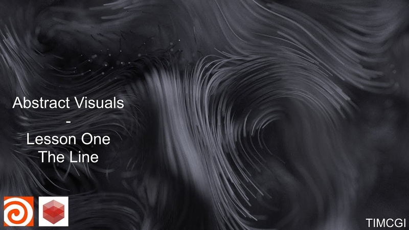 Abstract Visuals Houdini and Redshift, Abstract Lines Lesson