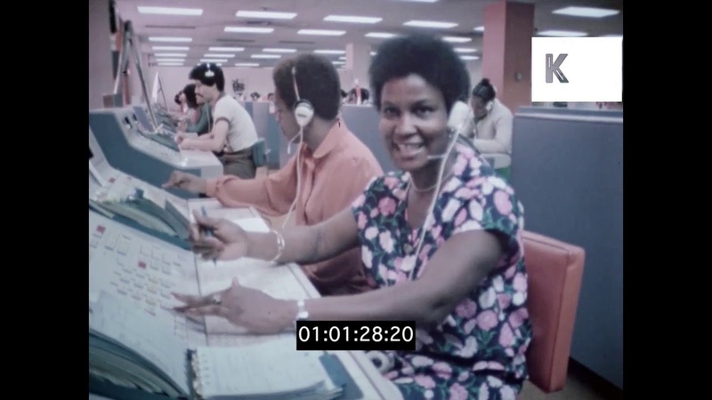 1980s USA, Female Call Centre Workers, Telephone