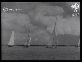 His Majesty King George V’s presence sets seal on world’s most brilliant regatta at Cowes (1935)