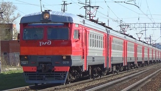 Электропоезд ЭД2Т-0018 с рейсом Люблино - Москва Каланчевская