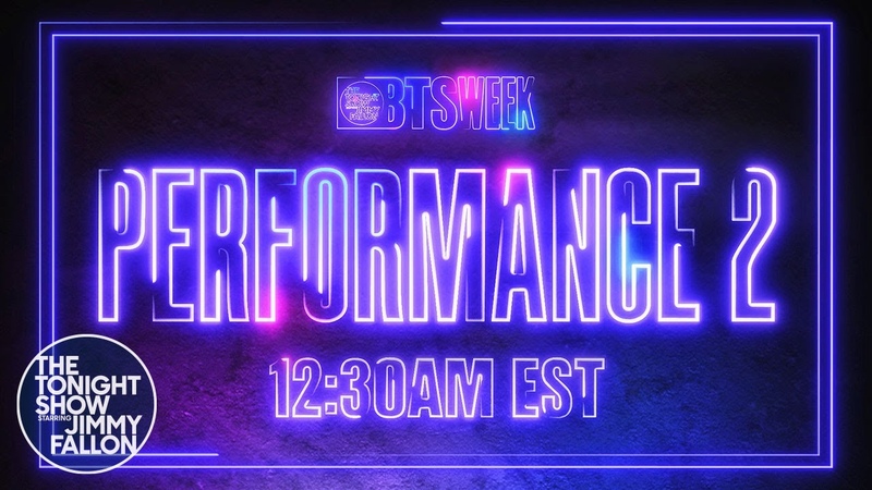 BTSWEEK PERFORMANCE 2, The Tonight Show Starring Jimmy