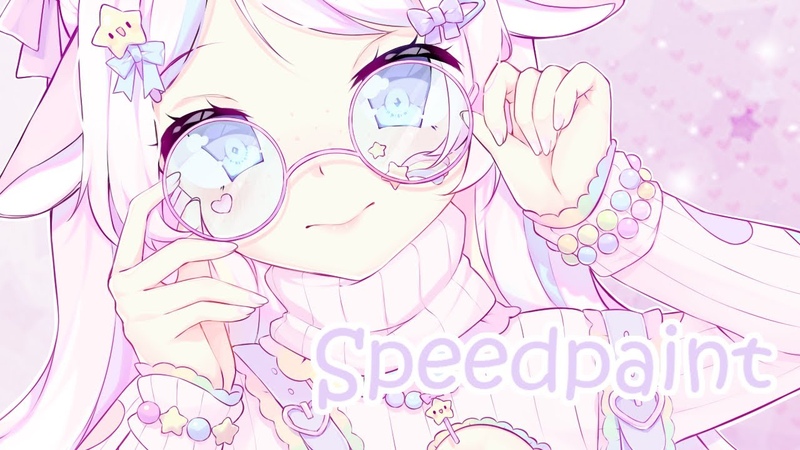 With glasses Speedpaint Paint tool