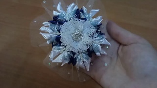 Новогодняя снежинка магнит