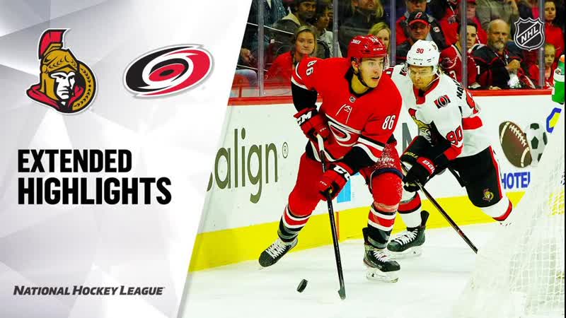 Ottawa Senators vs Carolina Hurricanes Nov 11, 2019 HIGHLIGHTS