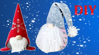 DIY ГНОМИКИ НА НОВЫЙ ГОД СВОИМИ РУКАМИ. ПОДЕЛКИ ДЛЯ ДОМА. CHRISTMAS DECOR.